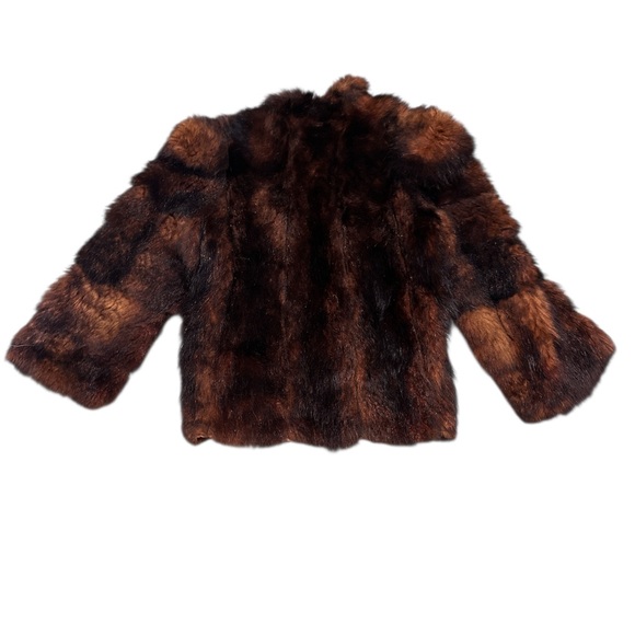 Vintage brown fox fur coat, medium/large - Picture 10 of 10